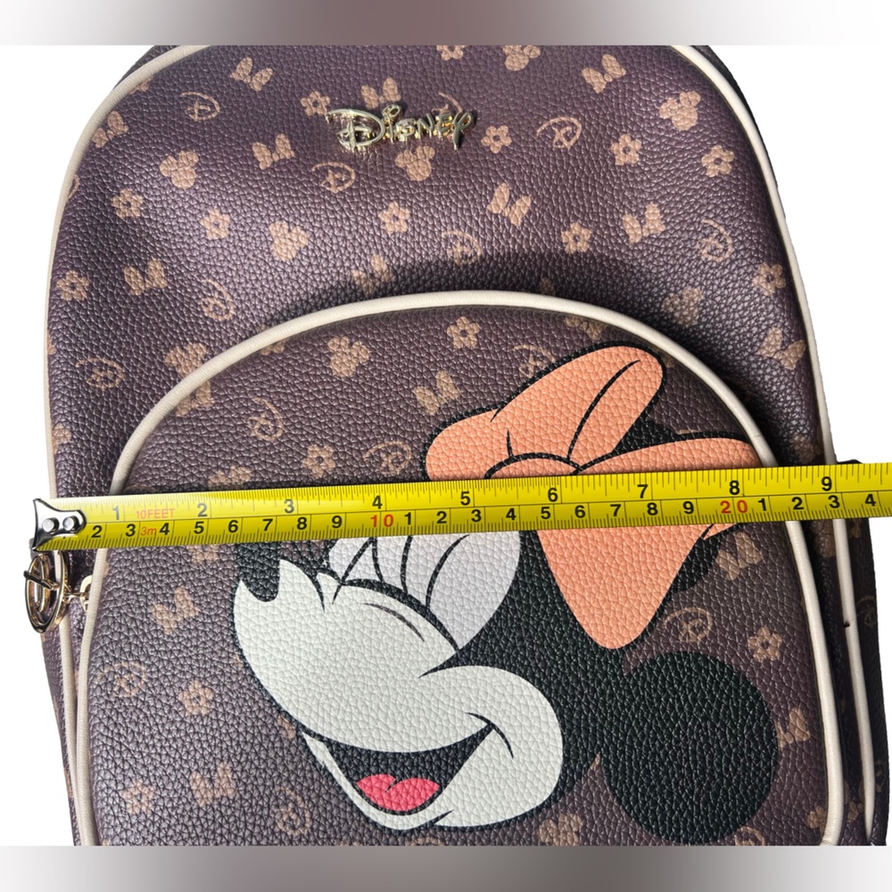 Disney x Primark Minnie Mouse Brown Monogram Backpack – NWT / Limited Edition - Picture 3 of 11
